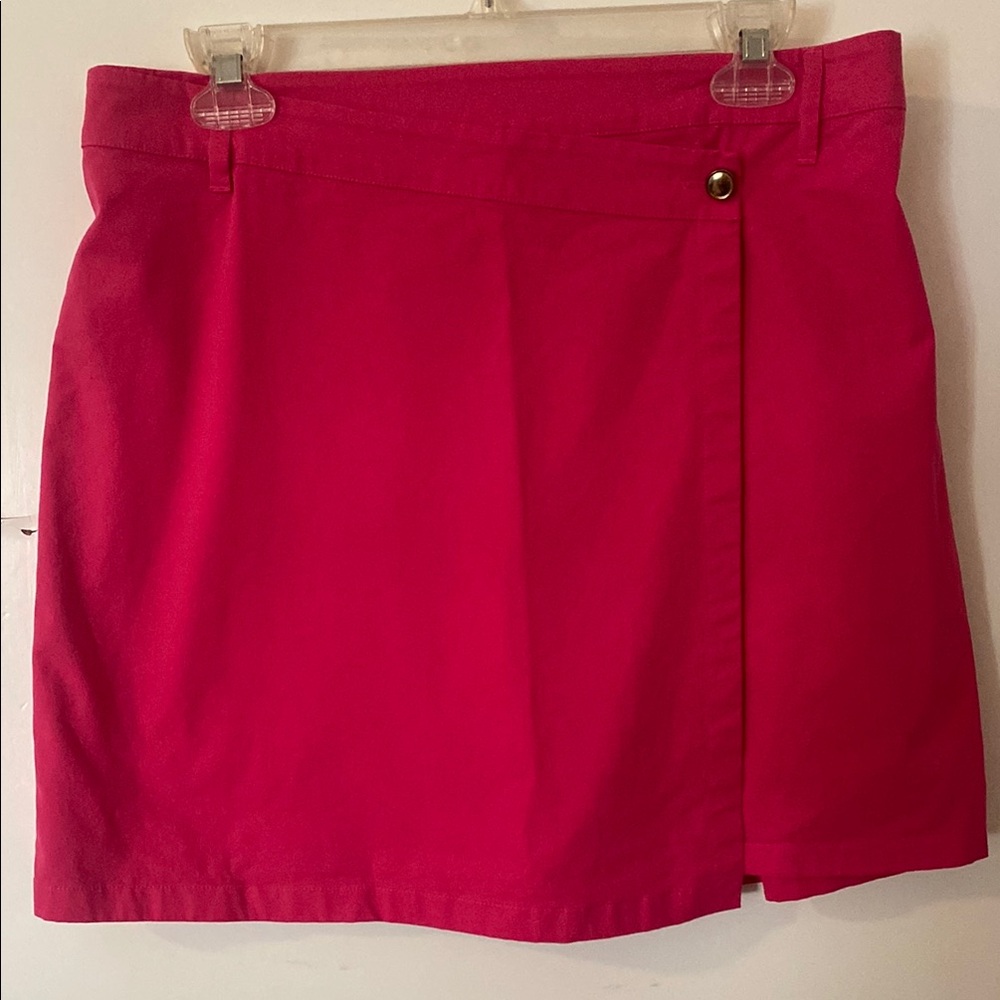 The Drop Hot Pink Mini Skirt